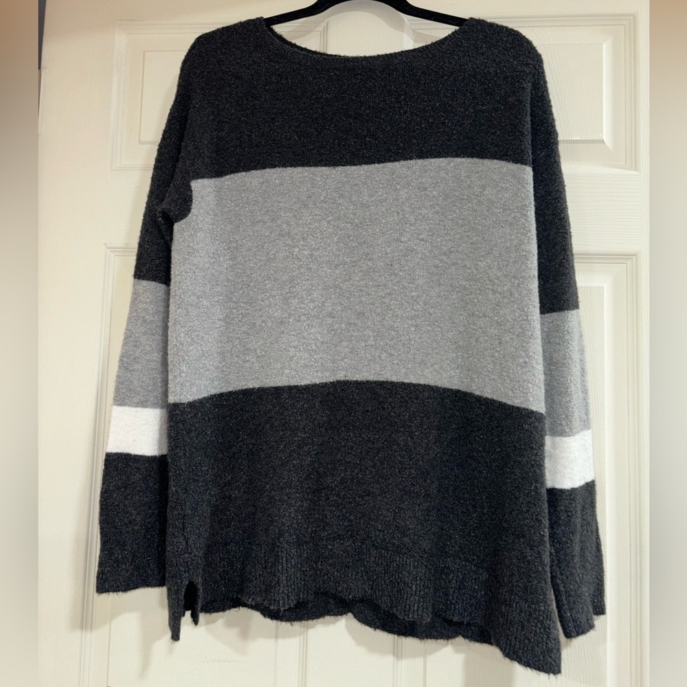 Women’s Loft Striped Wool Sweater